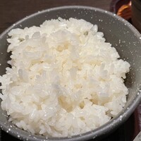 銀座 竹の庵 5丁目本店 - 固めなライス