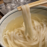 うどん処 重己 - うどん(持ち上げ)