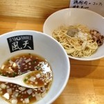 煮干中華ソバ イチカワ - 和え玉は残りスープでつけ麺風にも。（2013年9月）