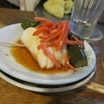 宇ち多゛ - ・おしんこショウガのっけてお酢