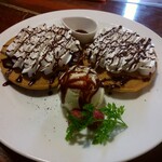 雪詩慕雲 - カフェモカパンケーキ。