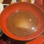 銀座 しのはら - 冬瓜の赤だし