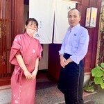 御料理 貴船 - 料理長と優しく気が効く女将。昼時にも関わらず、金沢の美味しさと贅沢な空間を愉しめました。隅々までの目配り気配り、行き届いたサービスが訪れる客の感動と思い出を演出します。お世話になりました。感謝‼️