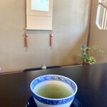 御料理 貴船 - 着座後に先ずは絶品高級茶　玉露の甘さと旨味が料理の期待感を高める