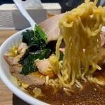 ジンジャービレッジ 村岡屋 - 細の黄金麺！いい(^^)p