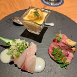 AU GAMIN DE TOKIO - 前菜、どれも美味しかった