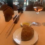 Il Ristorante - Niko Romito - ロゼシャンパン？　スパークリング？　とっても美味しくておかわりしてしまった