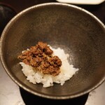 銀座ふじやま - 牛肉のしぐれ煮ご飯