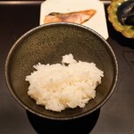 銀座ふじやま - 丹後のコシヒカリ白飯