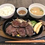 明治屋食堂 - ビーフステーキ定食