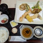 与太呂 神戸店 - 穴子と夏野菜の天ぷら御膳