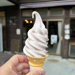 至仏山荘 - 花豆ソフトクリーム