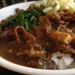 和レー屋 丁子 - あいがけのビーフ