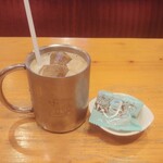 コメダ珈琲店 - アイスコーヒー（コーヒーフレッシュ入れた後）