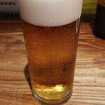 旭川ラーメン番外地 - 生ビール(中)500円
