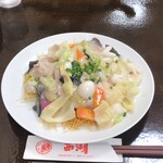 西湖 - 皿うどん　特製の細麺