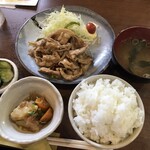 家庭料理居酒屋 よってって - ♪生姜焼き定食¥700