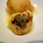 レストラン・セン - 有明産イソギンチャクのベーニェ　シェリー酒のソース