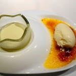レストラン・セン - クレームブリュレとパンナコッタ