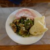 ラ クチネッタ シン - 料理写真:●パスタランチ
　（トラバネーゼ、前菜、ドリンク付き）1,700円

◯なめこのソテー
ぬる〜とした箸でつかんだ感じと
なめこのシャキッとした食感があり
これも美味しいねえ♪