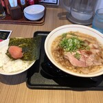 Mendo Koro Morigen - 特製醤油、明太子ご飯定食968円