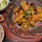 大戸屋 - ♢鱈と野菜の黒酢餡
