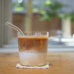 二坪喫茶アベコーヒー - アイスカフェラテ（500円）