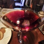 ビストロ ルボングー - 赤ワイン（カンティーネ　デ　ルーカ　ドンナ　カテリーナ　チロ　ロッソ）　グラス￥660