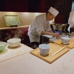 銀座うち山 - 参考：8000円のコースは葛切りがつきます。