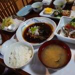 なじま - カレイ煮付定食