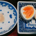 Hanagoyomi Toukyou - 201309　花ごよみ　”おもてなし”ブッフェ（1500円）ゆでたまごと、自家製の塩