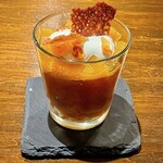 ビストロ ボンクール - オレンジのサバラン。激うまでした。テイクアウトしたいくらい美味しかった。