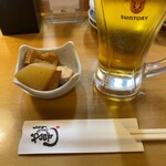 Sushi Izakaya Yataizushi - お通し。　　茶色‼︎  ww