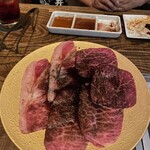 渋谷焼肉 KINTAN - 焼きすき3種盛り合わせ