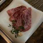 渋谷焼肉 KINTAN - 中落ちカルビステーキ