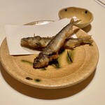 泉や - 稚鮎の天ぷら