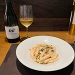 オステリア オルト - 4種のチーズのショートペンネ