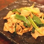 Izakaya Kirakutei - 豚バラ青葱炒め