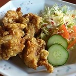 紅華飯店 - から揚げ定食６００円