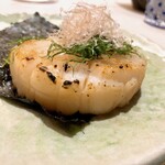 Ginza Sushi Nakahisa - ホタテの磯部巻