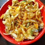 江戸前天麩羅 天堂 - エビホタかき揚げ弁当