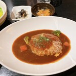 カフェ コジカ - ふっくらハンバーグ♥