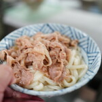 うどん さか枝 - 肉うどん！これで1玉