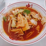 蒙古タンメン中本 - 冷し味噌やさい+野菜大盛り+チャーシュー