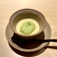 鮨 恵比寿 幸凛 - 冷製茶碗蒸しと枝豆のすり流し