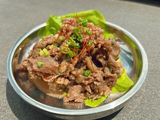 Gaden Terasu Reo - プルコギ（牛肉の炒め物）