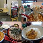 味奈登庵 - 右下、肉辛味つけ汁もご飯に合う