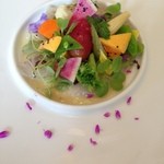 ビストロ ダイア - 2013.09　鱸のカルパッチョ♪