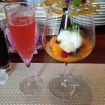 ビストロ ダイア - 2013.09　デザートは、神内ﾏﾝｺﾞｰ！