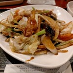 健康中華庵 青蓮 - 豚肉野菜炒め